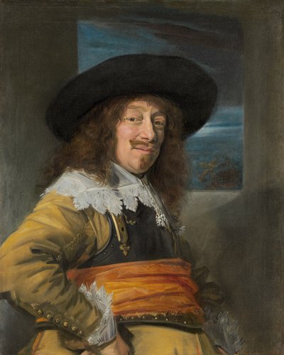 Portret van een Lid van de Haarlemse Schutterij door Frans Hals